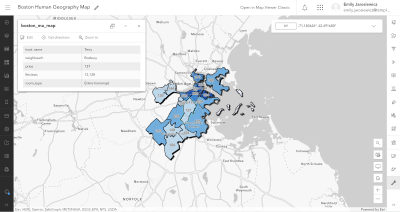 Boston Geography Map