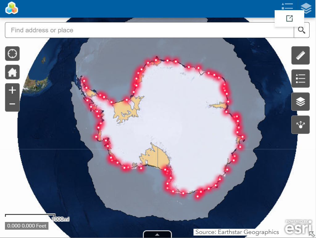 adelie penguin habitat map