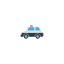 Police car side profile Symbol Style