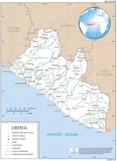 13. Liberia