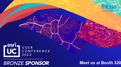 ESRI UC - 2022 INFOSYS BRONZE SPONSOR