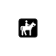 Horseback Riding Symbol Style
