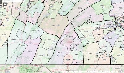 Historical Judicial Districts in South Central PA