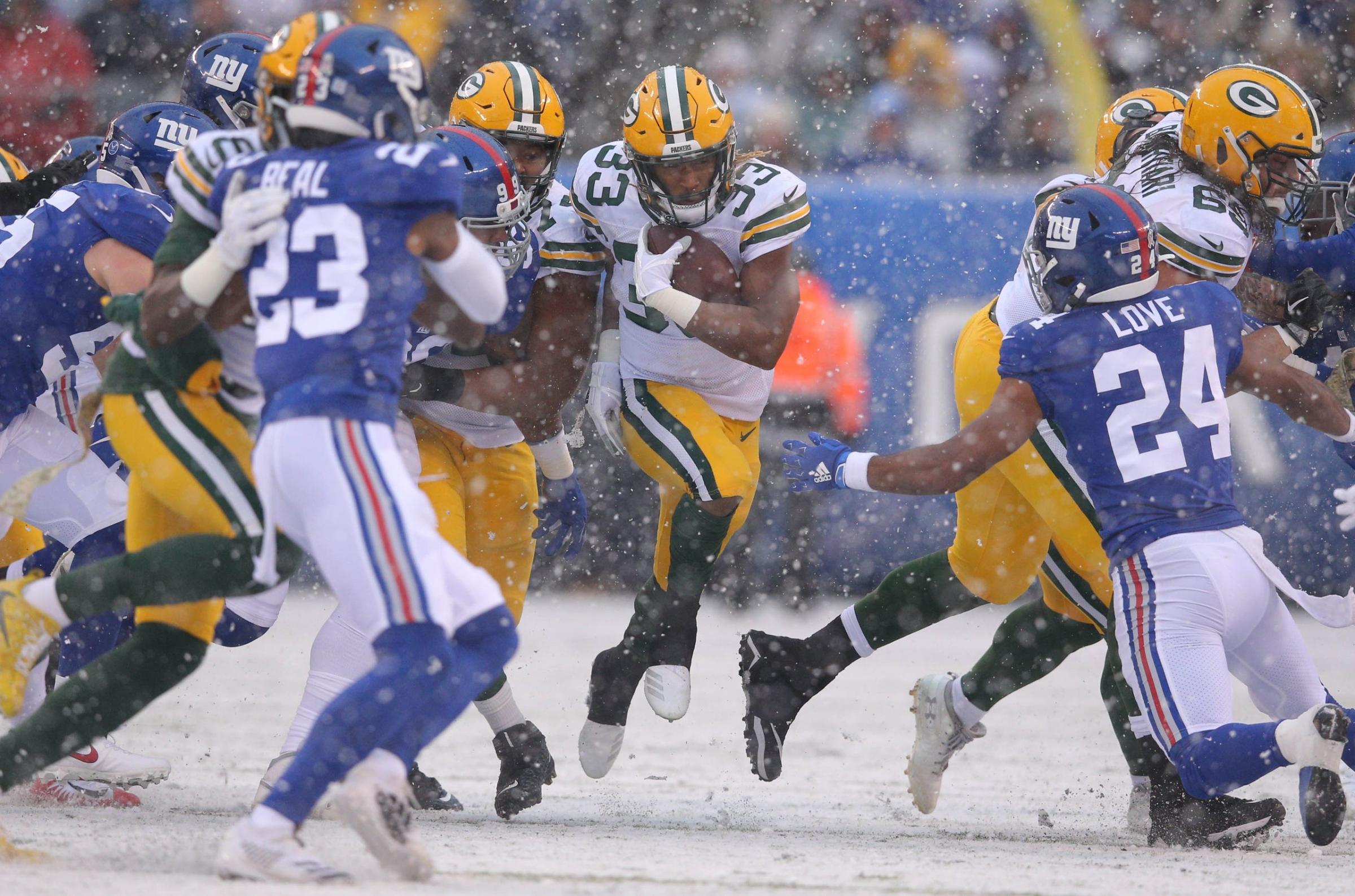 Temperature for Packers game vs Rams to be in 20s, snow expected