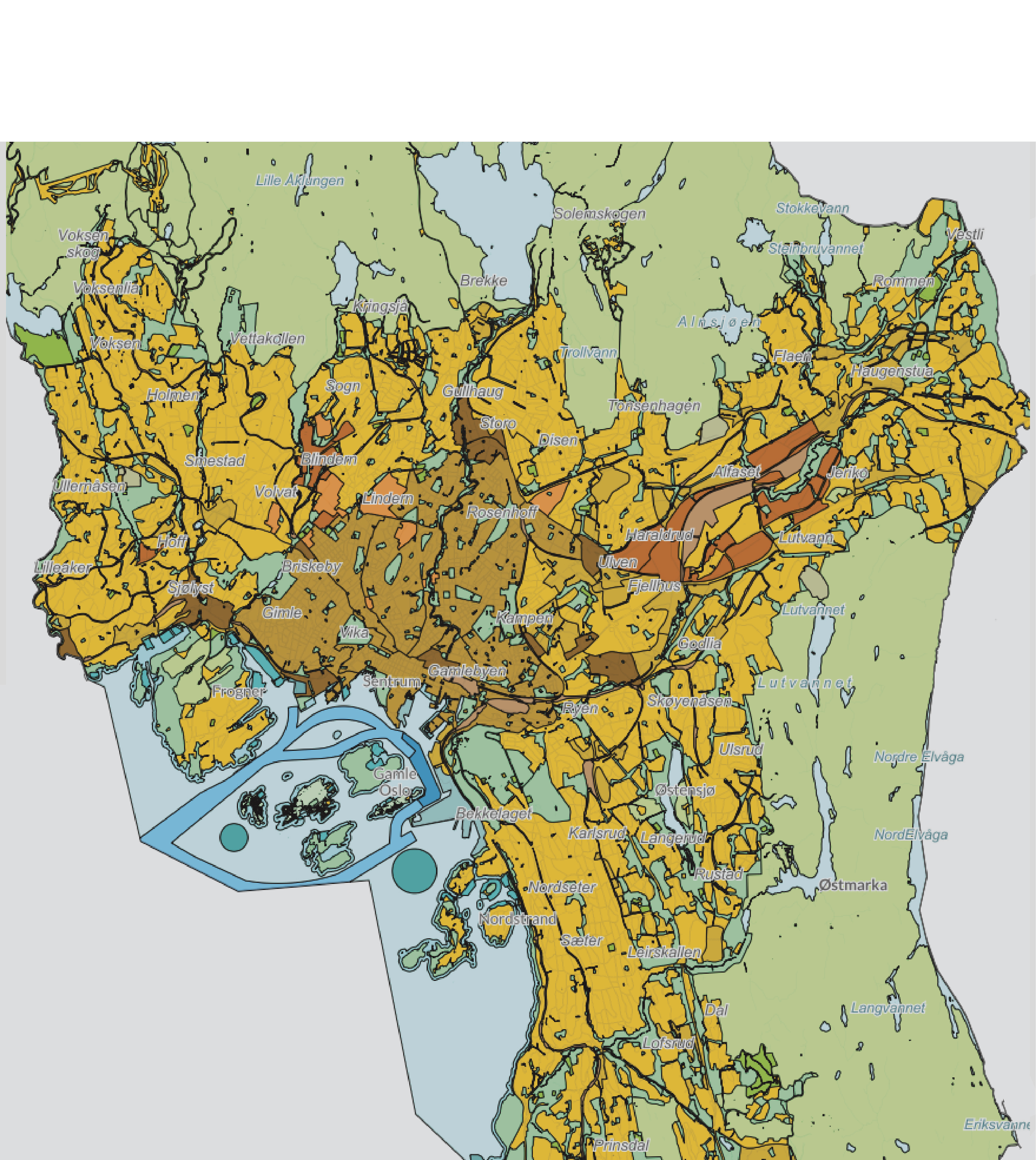 Forslag Kommuneplanens Arealdel - Kartfortelling