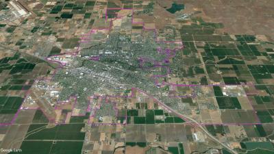 City of Merced Industrial Areas