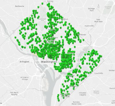 DDOT's Sidewalk Network