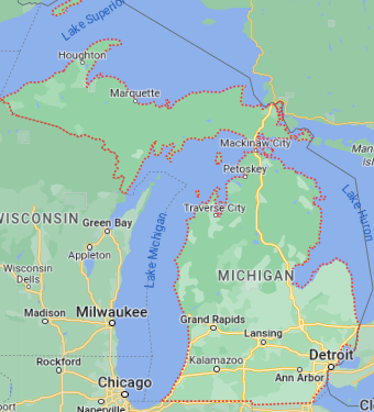 Michigan Story map