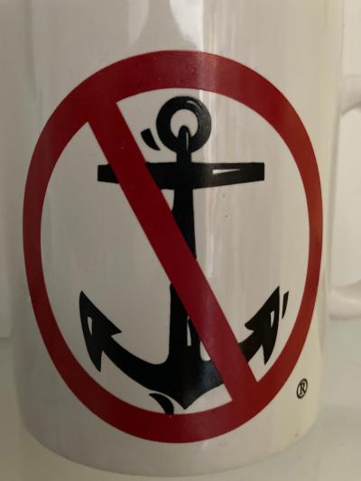 Group of 8 Nautical Anchor No Spill Coffee Mugs - Matthew Bullock  Auctioneers