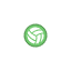 Volleyball Symbol Style