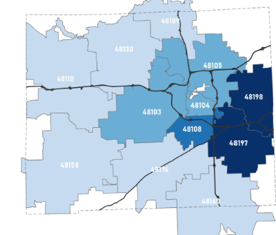 Ann Arbor Housing Commission (AAHC) Voucher Program Maps