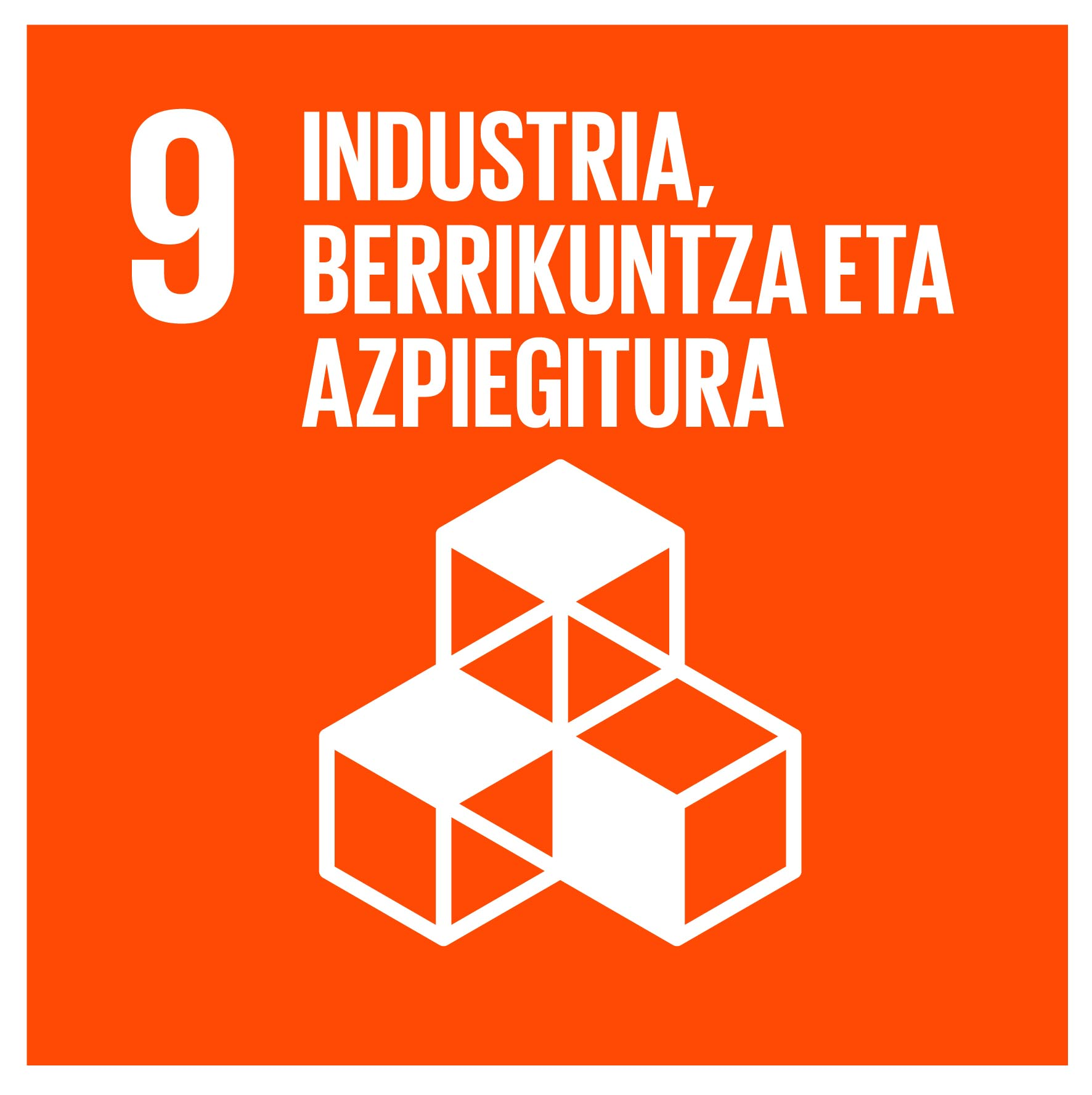 9 Helburua. Industria, Berrikuntza Eta Azpiegitura