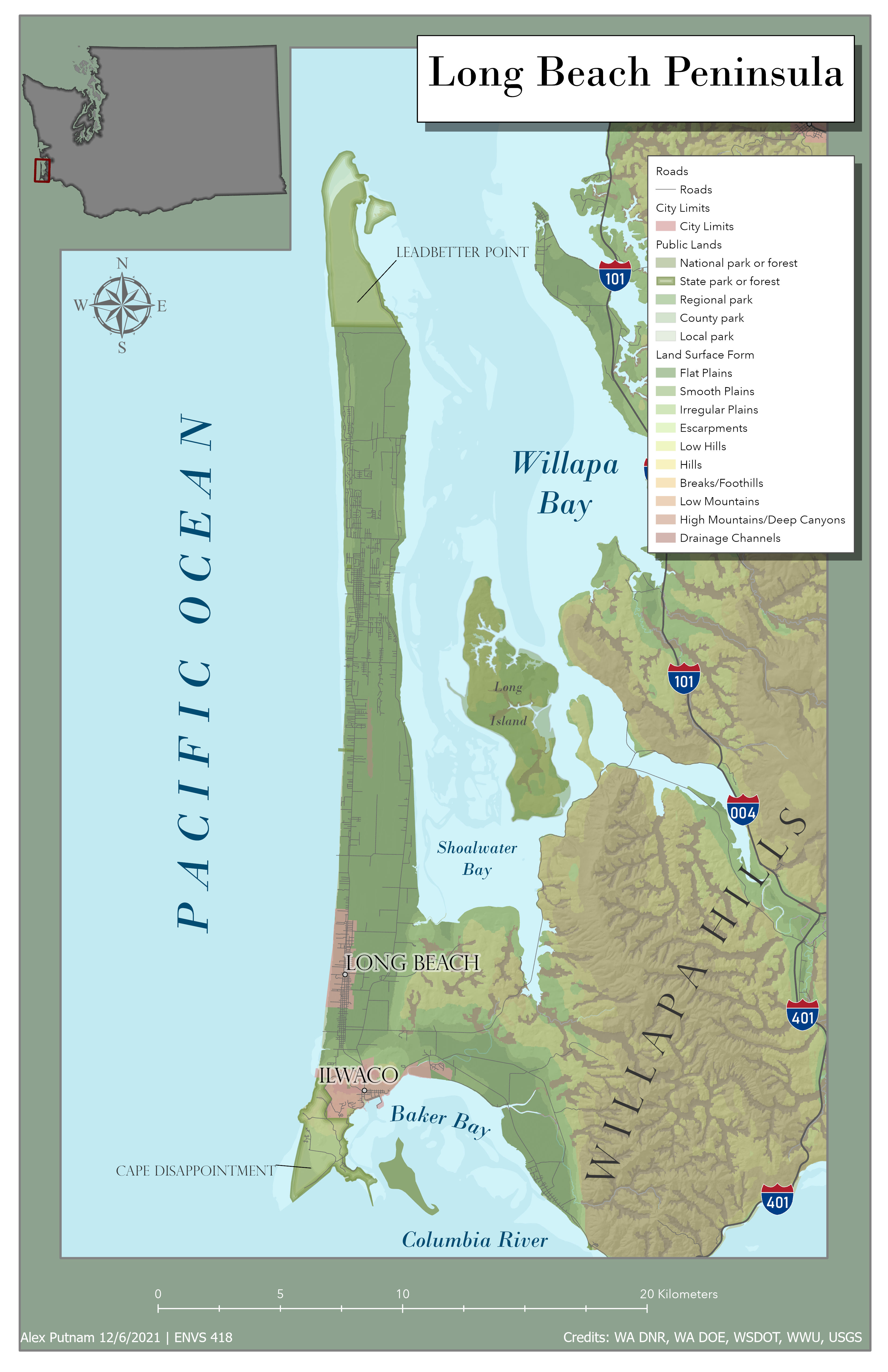 Explore the Map of Long Beach Peninsula, WA: A Comprehensive Travel Guide