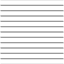 H Horizontal Hatch Fill Symbol Style