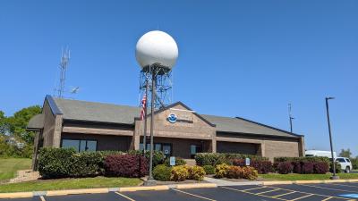 Location of the national weather station (rain gauges) and topography