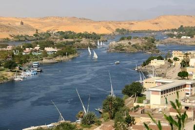 Nile River pollution in Northern Africa