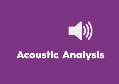 Acoustic Analysis