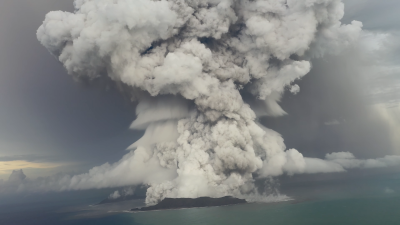 Tonga Volcanic Eruption 2022