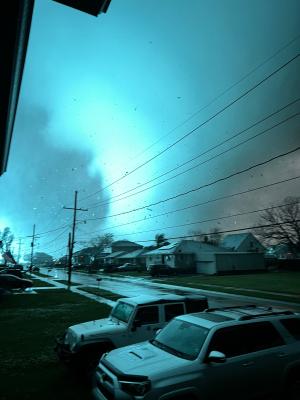 Severe Tornado Tracks in Louisiana