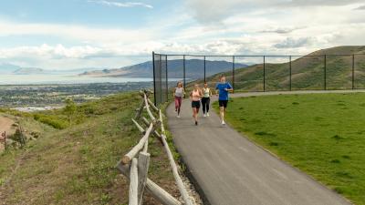 park with paved trails