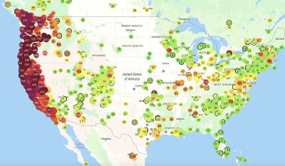 Wildfires in the Western United States